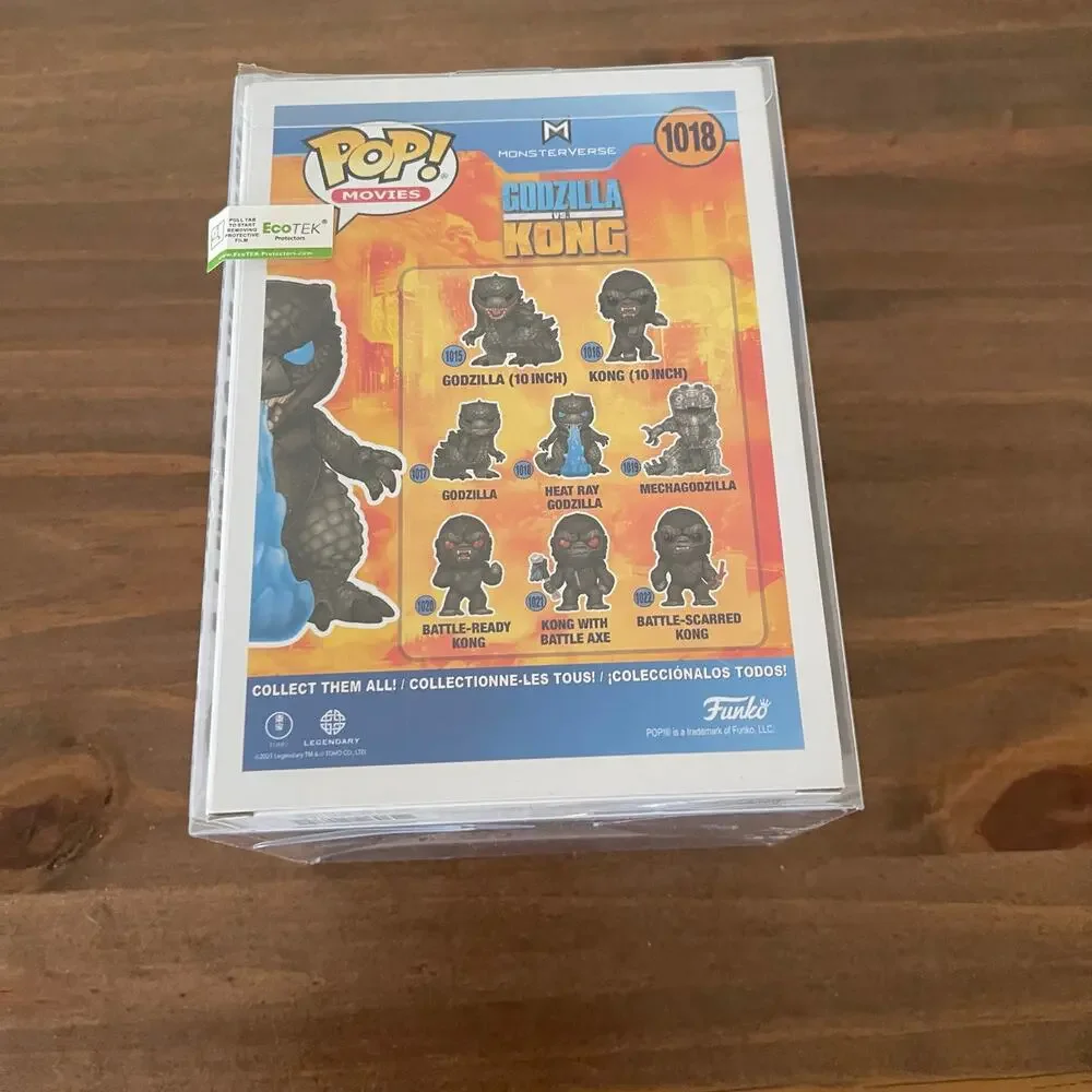 Funko Pop! Movies Godzilla vs Kong Heat Ray Godzilla #1018 FYE Glows in Dark
